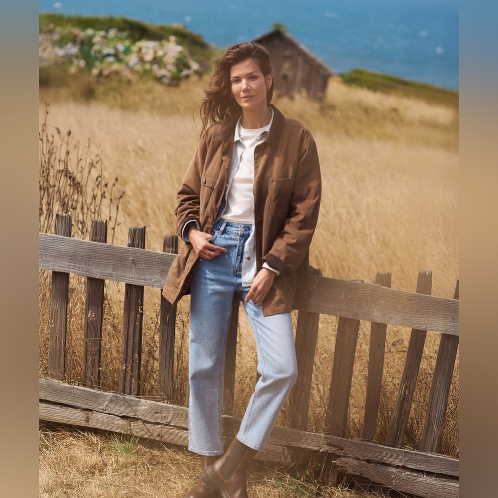 Marine Layer Riley Waxed Barn Jacket size medium sold out! - Picture 2 of 11